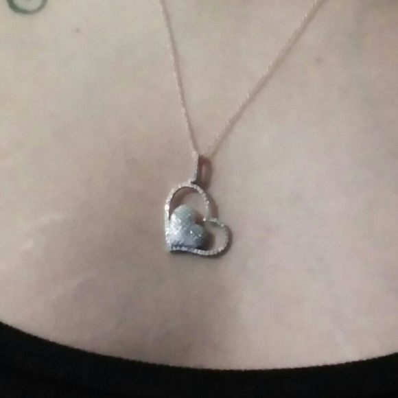 Zales rose gold diamond necklace - Picture 2 of 2